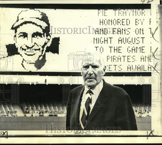 1971 Press Photo Harold "Pie" Traynor, Former Pirates Baseball Player- Historic Images