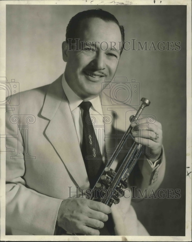 1954 Press Photo Dutch Andrus &amp; Orchestra Will Perform on Steamer President- Historic Images