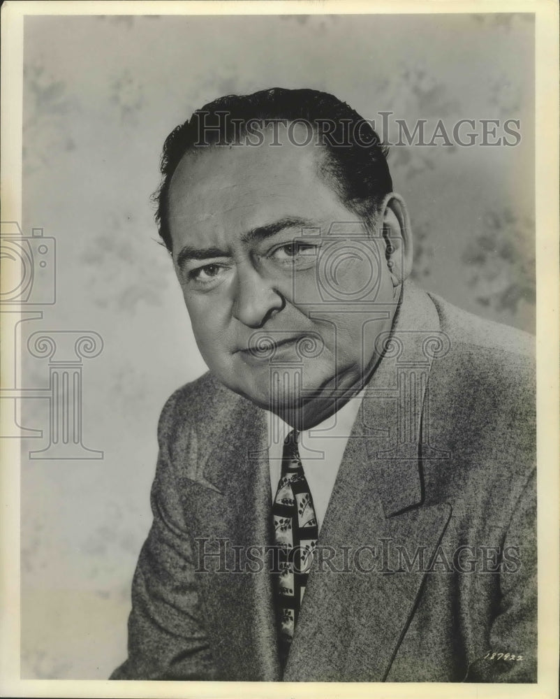 1953 Press Photo Edward Arnold, actor. - Historic Images