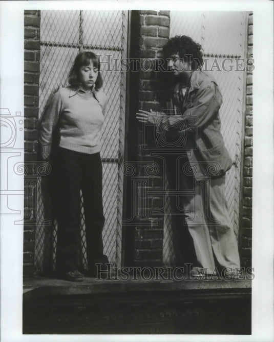 1978 Press Photo Ron Palillo and Irene Arranga on Welcome Back, Kotter. - Historic Images