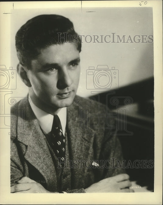 1958 Press Photo Pianist Joseph Battista - nox04442-Historic Images