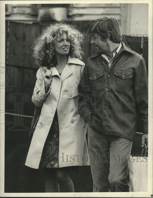 1978 Press Photo Susan Anspach & Ralph Waite in The Secret Life of John Chapman - Historic Images