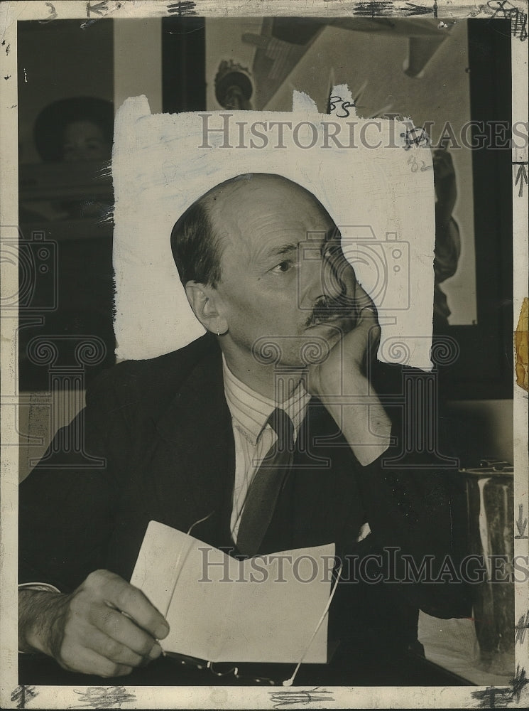 1941 Press Photo Major Clement R. Attlee at International Labor Conference - Historic Images