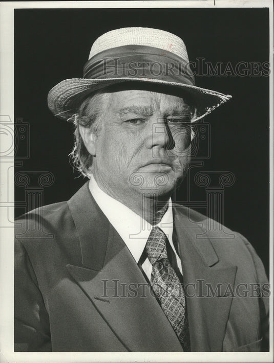 1983 Press Photo Joe Don Baker on America's Heroes" The Athlete Chronicles- Historic Images