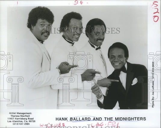 1989 Press Photo Hank Ballard and the Midnighters - Historic Images