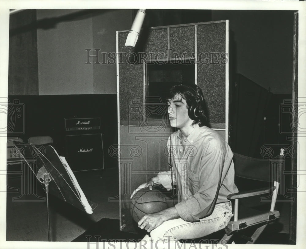 1985 Press Photo Scott Baio - actor/singer - Historic Images