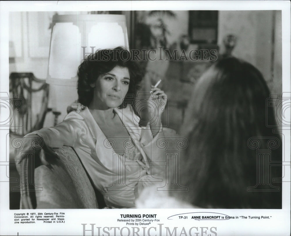 1980 Press Photo Anne Bancroft is Emma in "The Turning Point" - 20th Century Fox- Historic Images