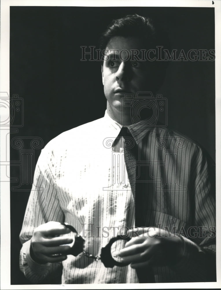 1989 Press Photo Judd Nelson stars in "Billionaire Boys Club" on NBC mini-series - Historic Images