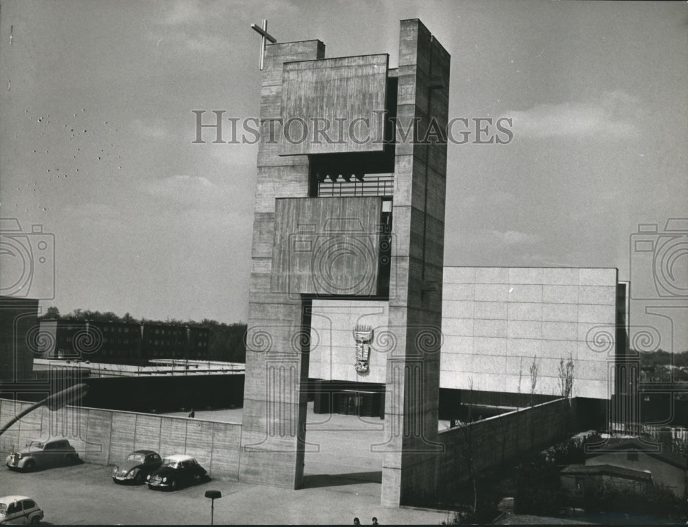 1969 Press Photo Chapel &quot;Maria Regina Martyrum&quot; in West Berlin - nox06752-Historic Images