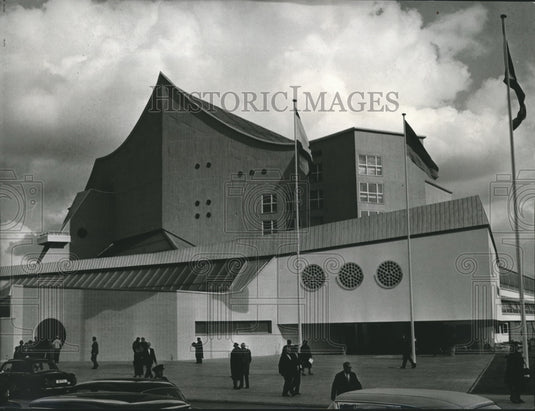 1969 Press Photo Berlin Philharmonic Hall in West Berlin, Germany - nox06753-Historic Images