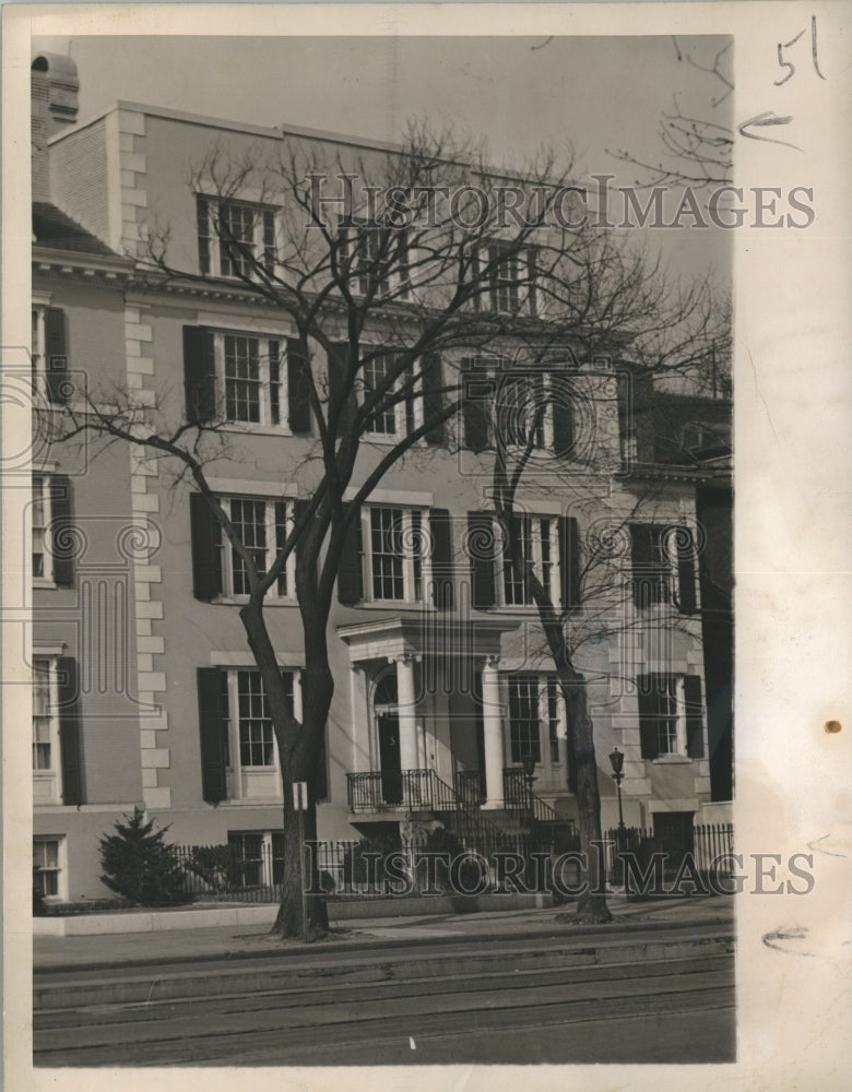 1945 Press Photo Blair House, Official Government Menage for Visitors of State-Historic Images