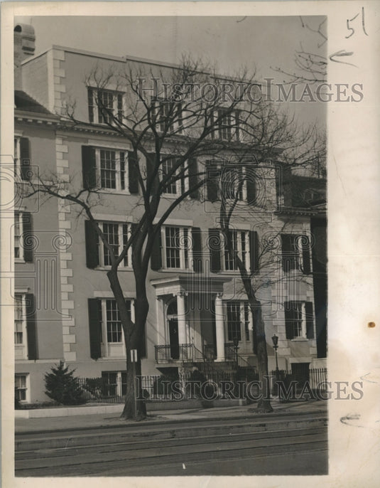 1945 Press Photo Blair House, Official Government Menage for Visitors of State-Historic Images