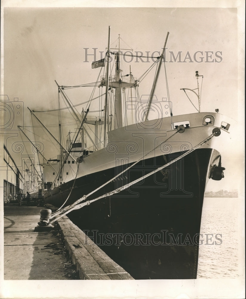 1963 Ship &quot;Capraia&quot; at the dock-Historic Images