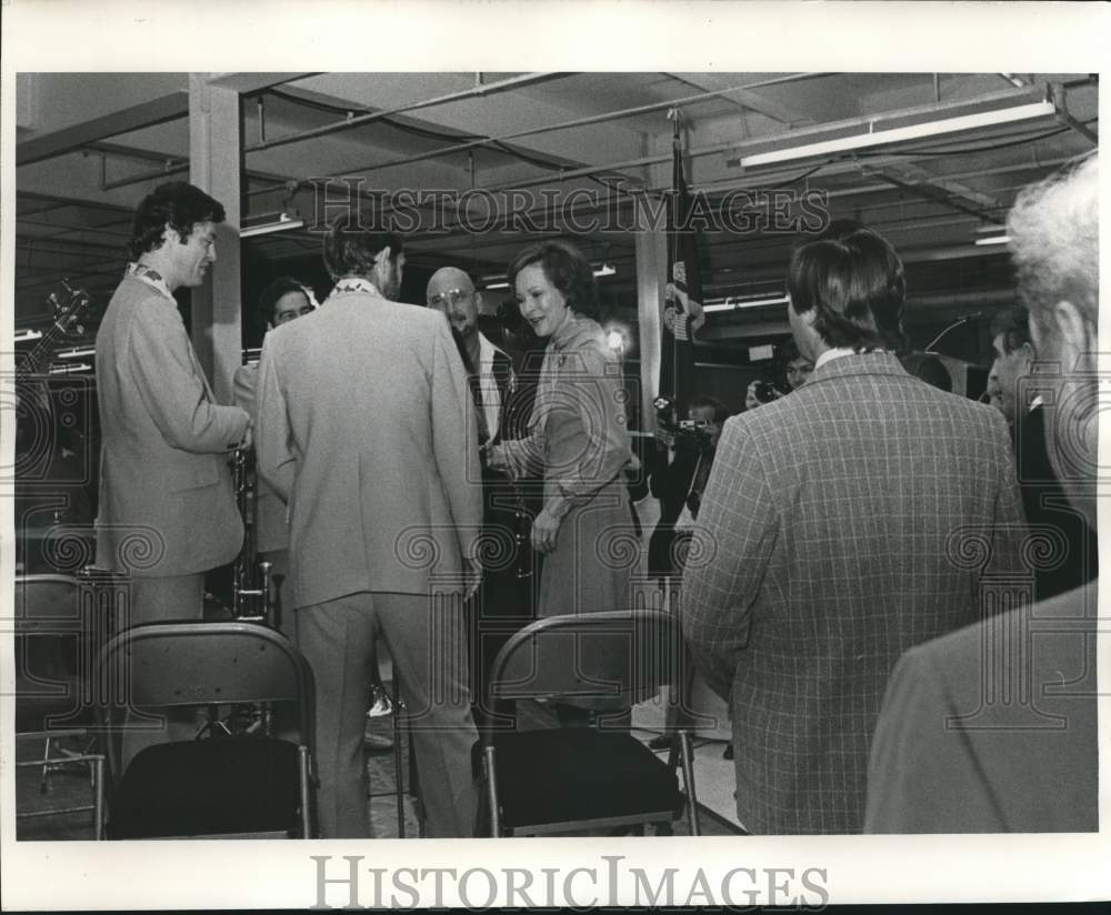 1977 Press Photo First Lady Rosalynn Carter in New Orleans - nox08902- Historic Images