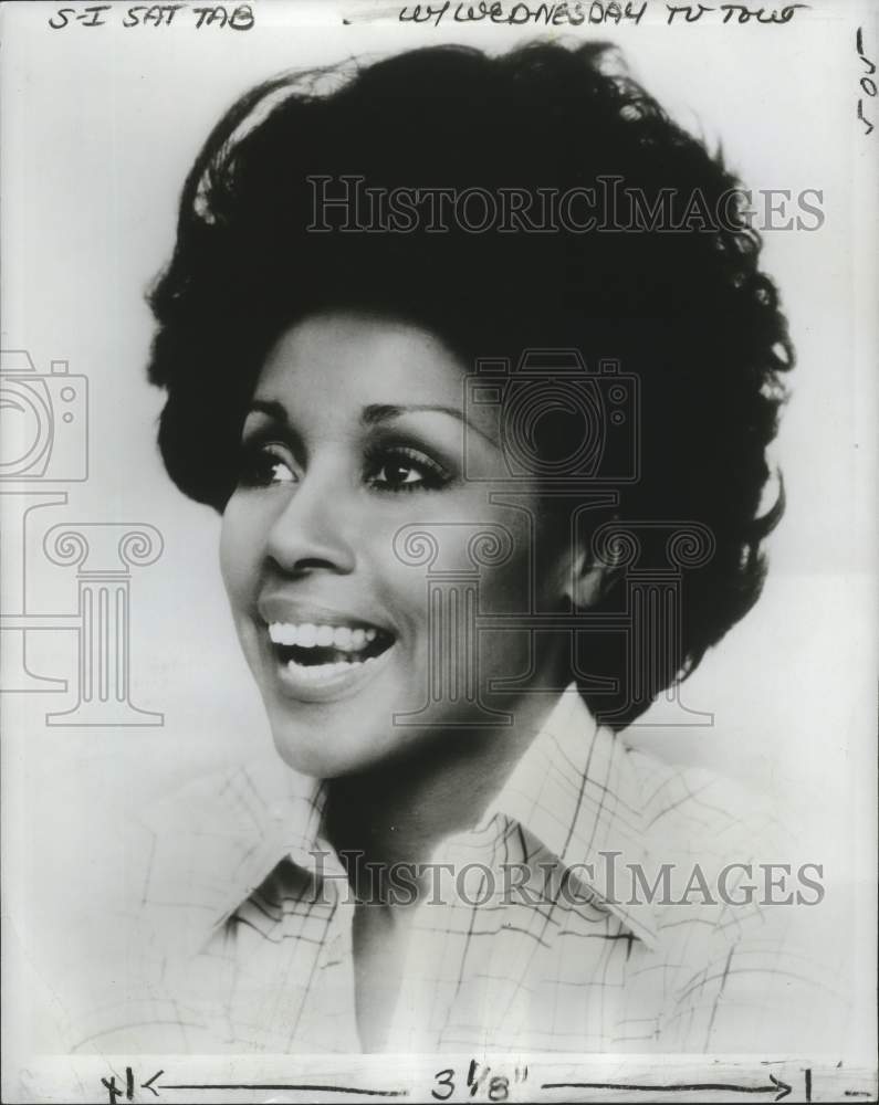 1978 Press Photo Diahann Carroll making a debut with the New Orleans Pops- Historic Images