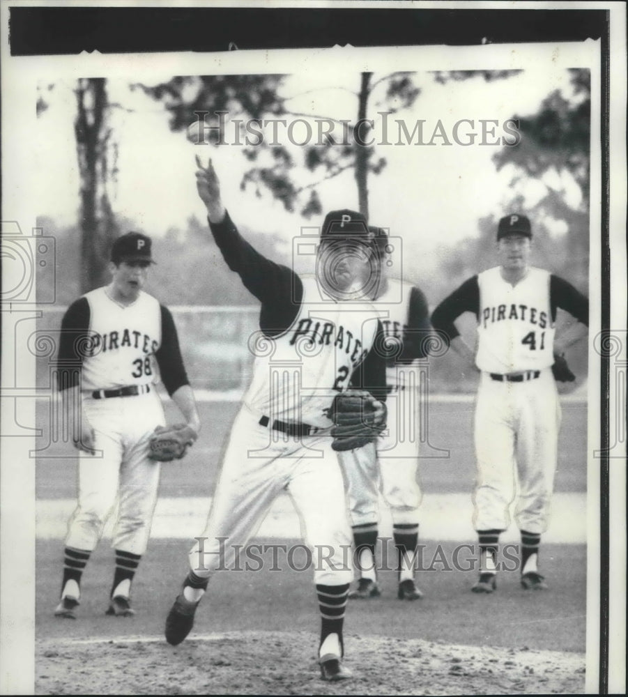 1969 Pittsburgh Pirates Baseball Players At Spring Training Camp-Historic Images
