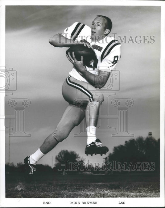 1967 Mike Brewer, Louisiana State University Football Player-Historic Images