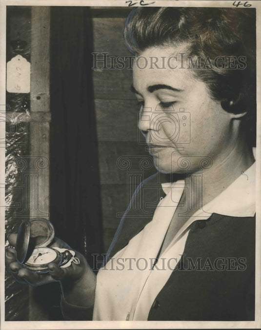 1964 Suzanne Banton, Volunteer Cataloging Artifacts on Cairo Gunboat-Historic Images