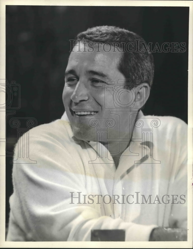 1962 Press Photo &quot;Perry Como&#39;s Kraft Music Hall&quot; - Perry Como, Host on NBC - Historic Images