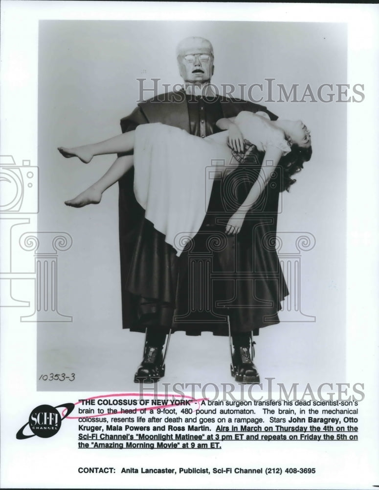 1993 Press Photo Scene From "The Colossus of New York"- Historic Images