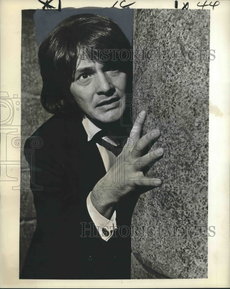 1972 Press Photo &quot;Sleuth&quot; - Jordan Christopher, Actor on Broadway- Historic Images