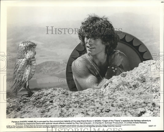 1981 Press Photo Actor Harry Hamlin in Scene from Clash of the Titans - Historic Images