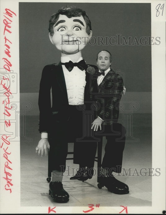 1978 Press Photo Actor Tim Conway Plays "Dummy" on "The Tim Conway Show" - Historic Images