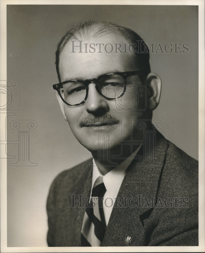 1953 Press Photo Karl W. Dahlem, Public Relations Director, American Airlines-Historic Images