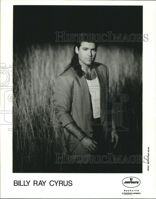 1994 Country Crossover Recording Artist Billy Ray Cyrus - Historic Images