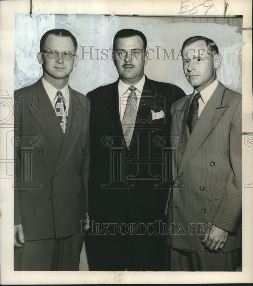 1953 Elected Officers of New Orleans Material Handling Society-Historic Images