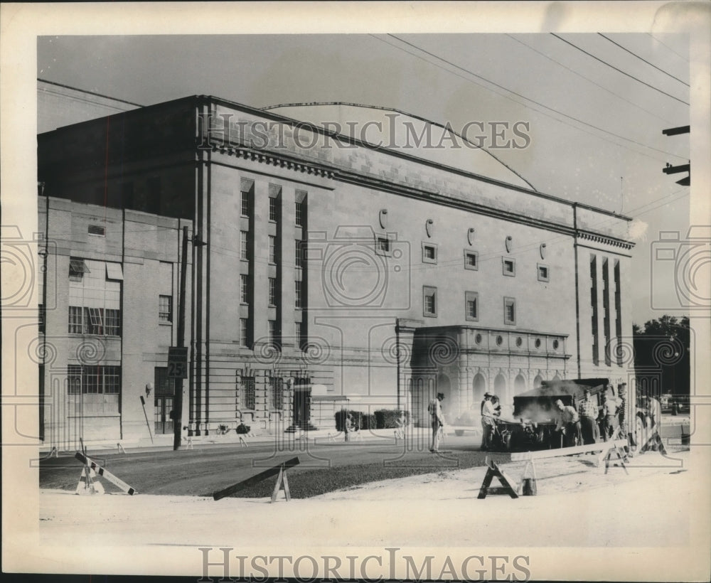 1958 Press Photo Exterior View of the Municipal Auditorium in New Orleans-Historic Images