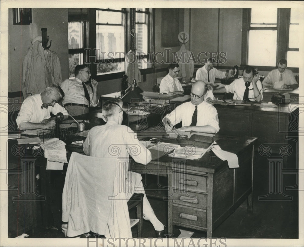 1941 Press Photo Major James E. Crown, Veteran Editor of the New Orleans States- Historic Images