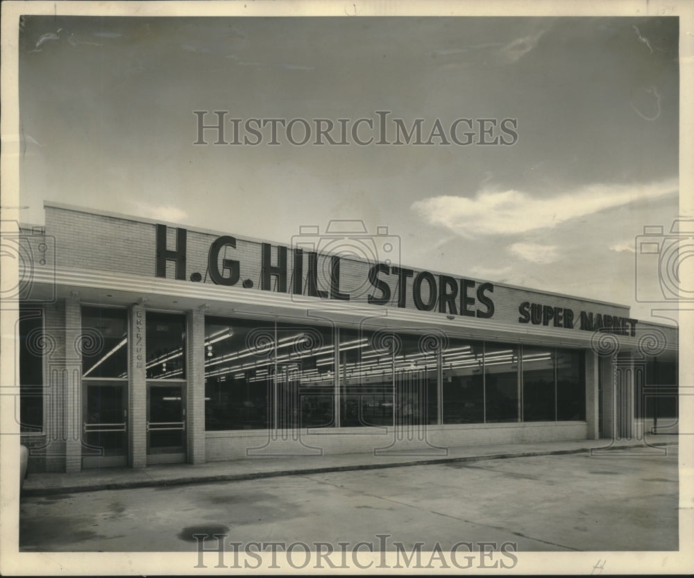 1951 Press Photo New H.G. Hill Stores Super Market has opened at Jefferson Hwy.-Historic Images