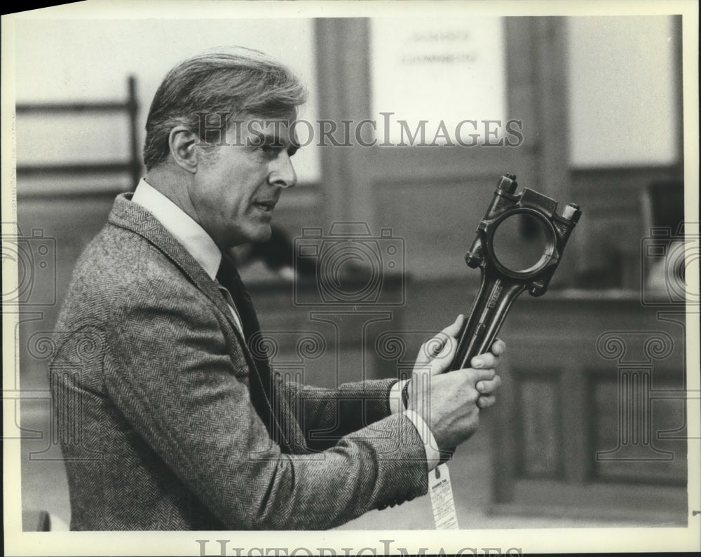 1982 Press Photo Robert Culp, Actor in Thou Shalt Not Kill on NBC Television - Historic Images