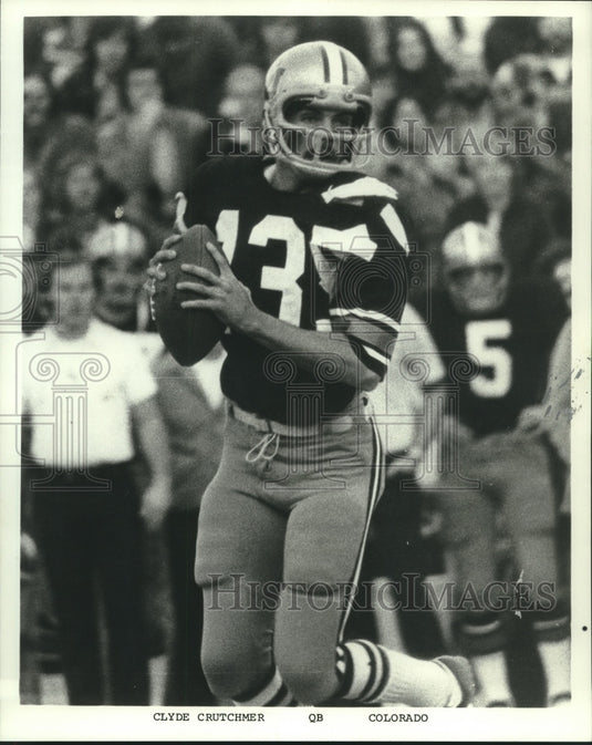 1974 Clyde Crutchmer, Quarterback, Colorado - Historic Images