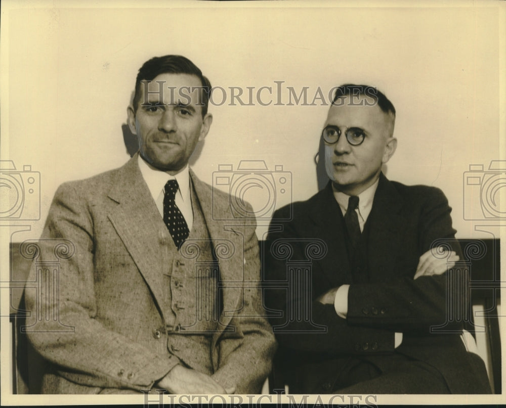 1933 Aubrey Williams, left, Harry J. Early, right - Historic Images