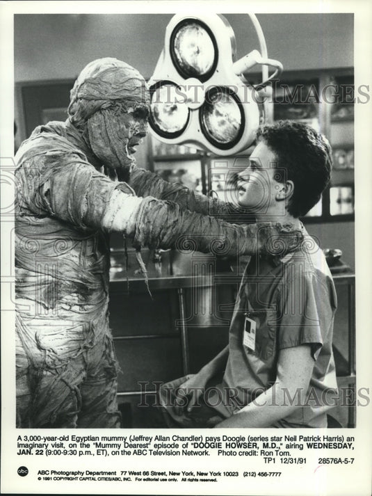 1991 Jeffrey Allan Chandler & Neil Patrick Harris- Doogie Howser, MD - Historic Images