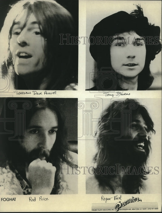 1978 Photos of "Foghat" performers by Premier - Historic Images