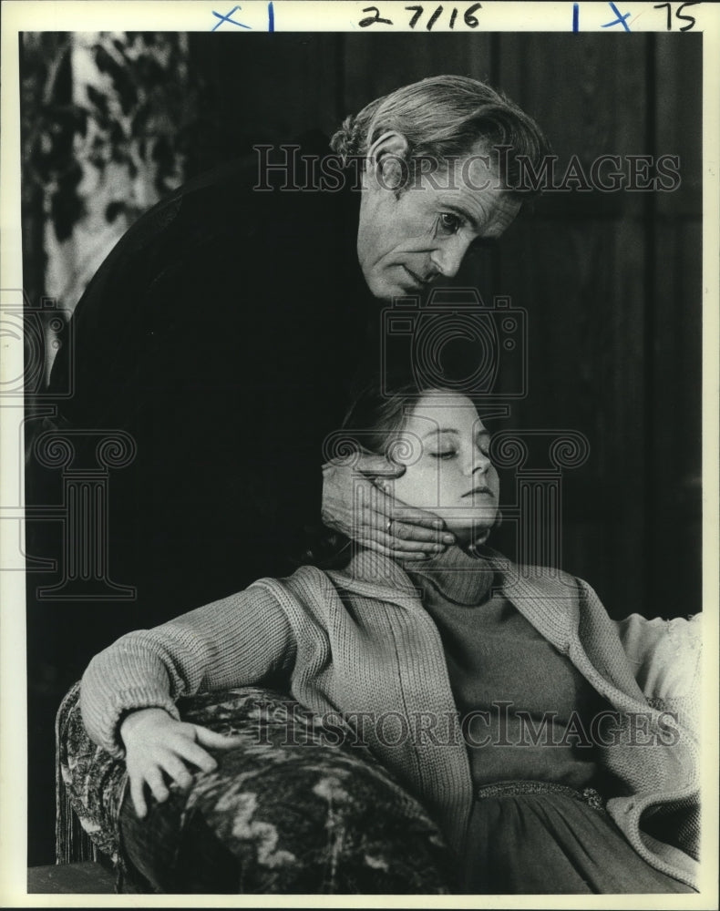 1983 Press Photo Jodie Foster and Peter O'Toole star in "Svengali." - nox20779 - Historic Images