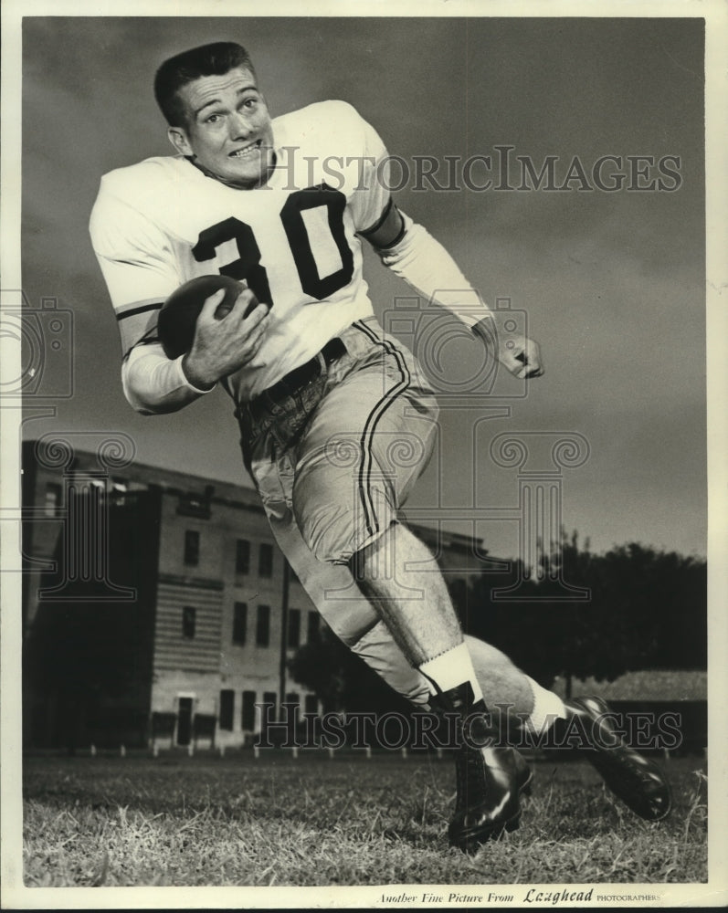 1967 Press Photo Russ Gautreaux, Louisiana State fullback - nox20845-Historic Images