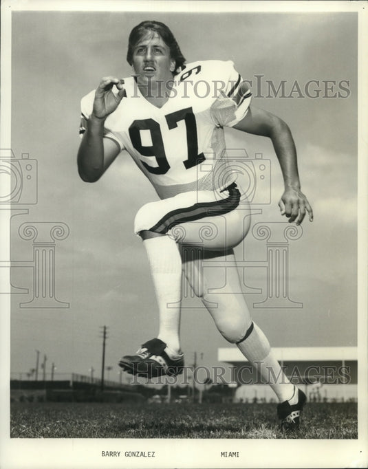 1978 Press Photo Barry Gonzalez,