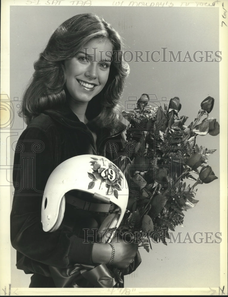 1978 Press Photo Catherine Gilmour, host of Tournament of Roses Parade on NBC-TV - Historic Images