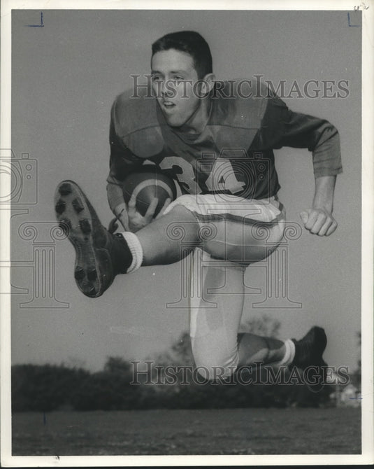1967 Press Photo Football Player King Fleming - nox22131 - Historic Images