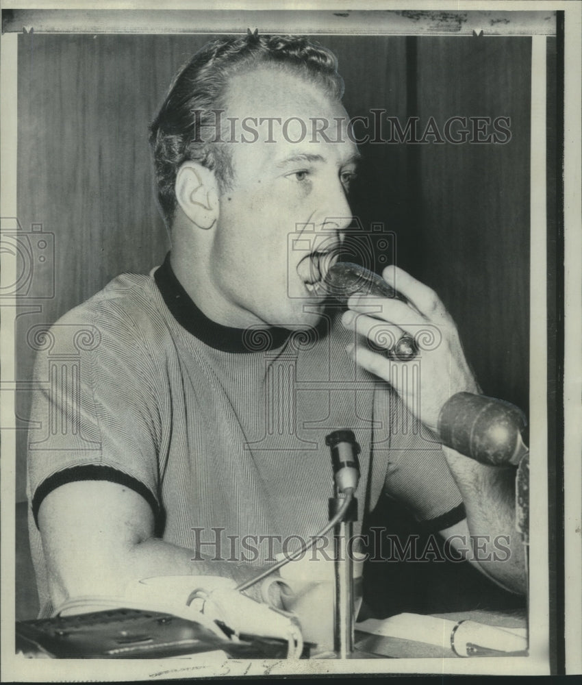 1967 Press Photo Paul Hornung, former Green Bay Packer halfback football player-Historic Images