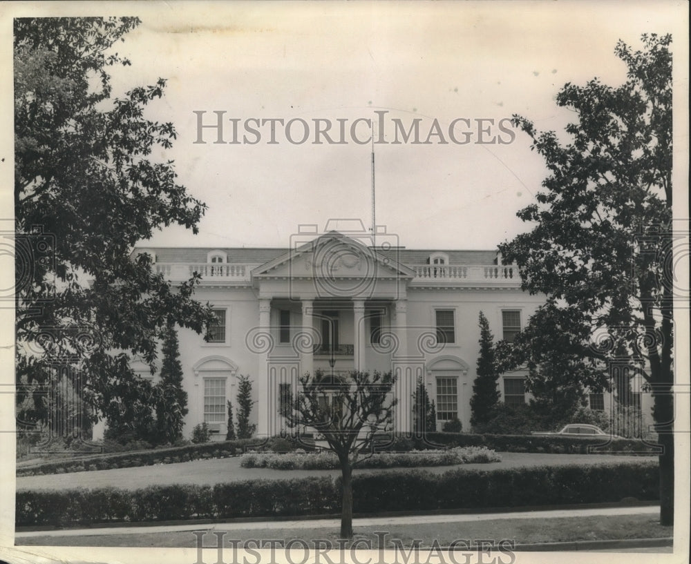 1956 Press PhotoLouisiana Governor&#39;s Mansion in Baton Rouge, Louisiana - Historic Images