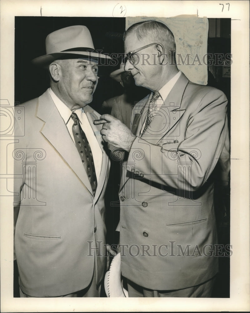 1952 Press Photo W.L. Wilkomm, Claude Harrison - nox23408-Historic Images