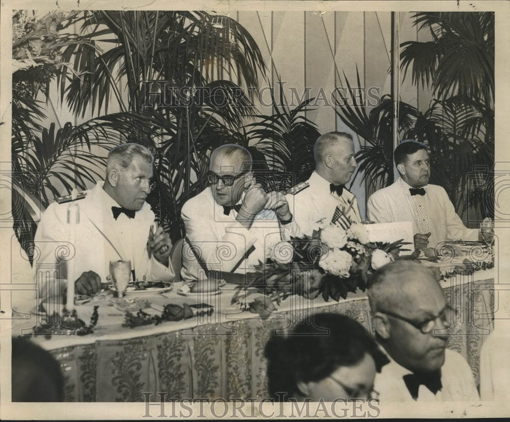 1956 Press Photo George W. Healy Jr., Armed Forces Day - nox24003-Historic Images