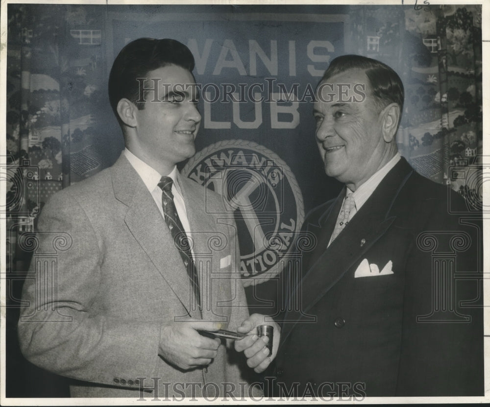1952 Algiers Kiwanis Club Incoming/Outgoing Presidents, New Orleans - Historic Images