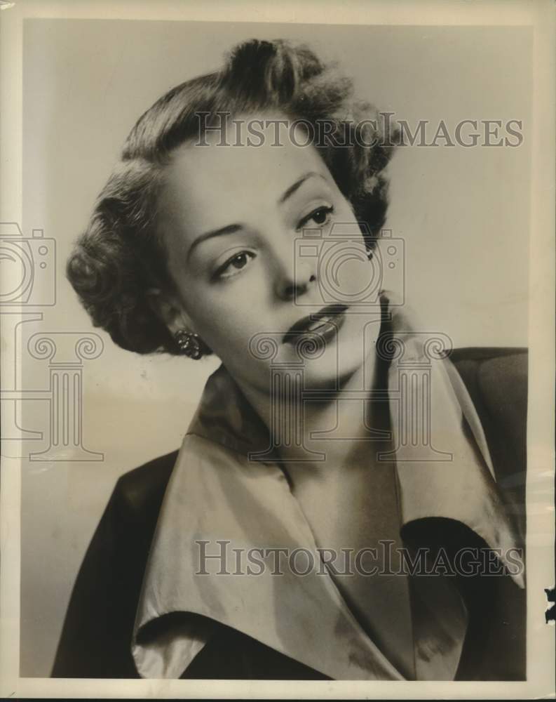 1950 Press Photo Virginia Gilmore, stage and screen star-Historic Images