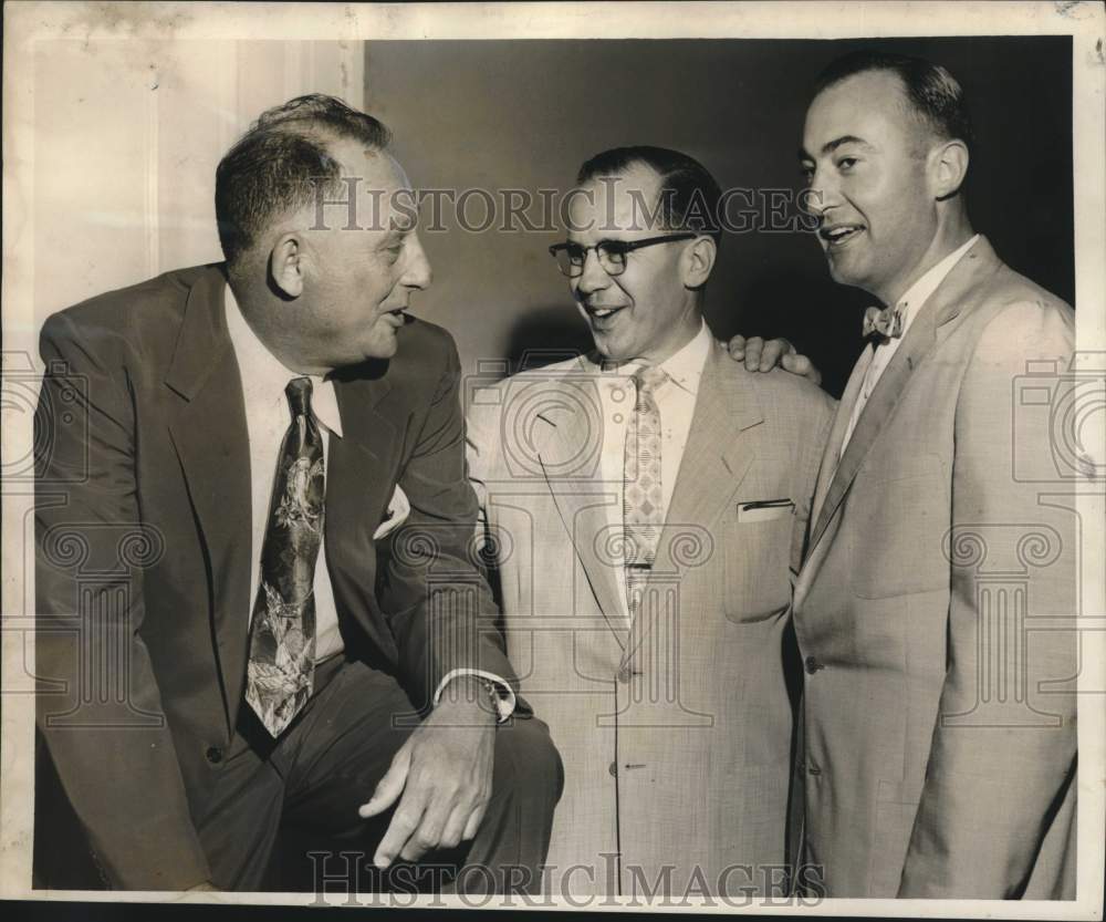 1958 Press Photo Russell Indovina, U.S. Food Stores, Inc.- Historic Images